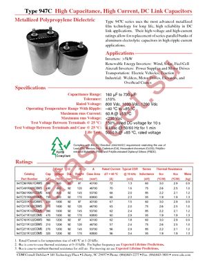 947C211K122CBI datasheet  